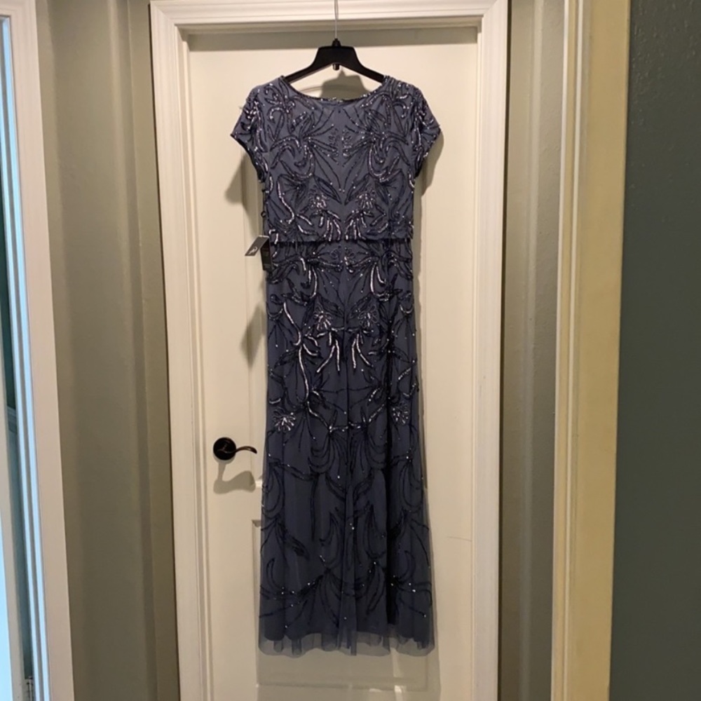 New with tags. Formal gown. Adrianna Papel. Size 8